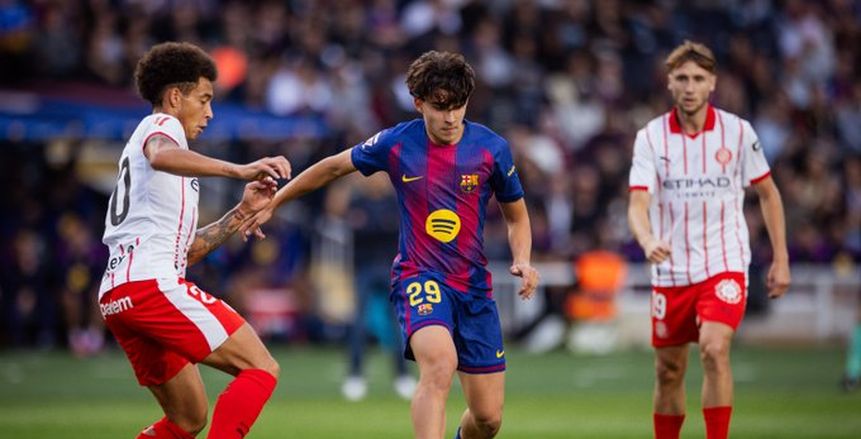 15 ثانية احتجاج من برشلونة وجيرونا على رابطة الدوري الإسباني.. ماذا حدث؟