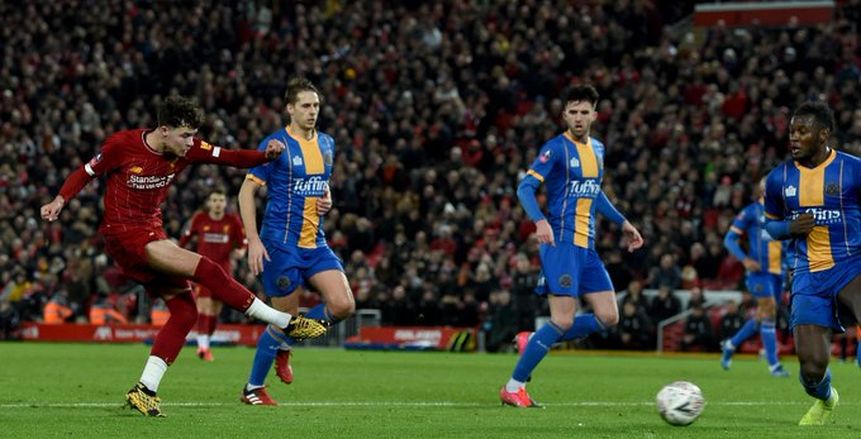 شباب ليفربول يقصون شروزبري ويتأهلون لدور الـ16 في كأس الاتحاد الإنجليزي