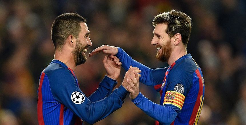 أردا توران بجوار ميسي وسواريز في تشكيل برشلونة لمواجهة "لاكورونيا"