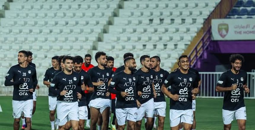 منتخب مصر يخوض تدريباته باستاد العين استعدادا لمواجهة أوزبكستان وديا