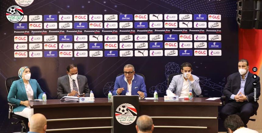 كواليس اجتماع اللجنة الخماسية مع الاتحاد الدولى عبر الفيديو كونفرانس