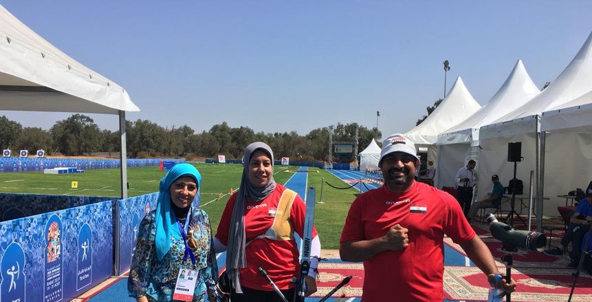 أمل إسماعيل وسما أحمد تحصدان برونزيتي القوس والسهم والكانوي بالألعاب الأفريقية