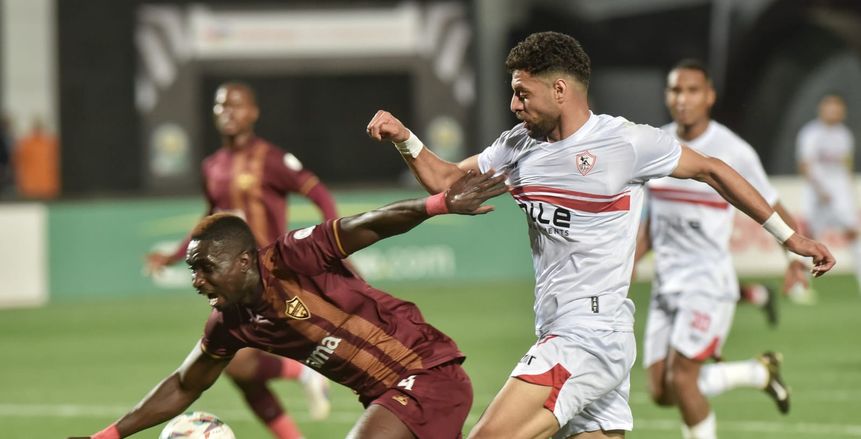شوط أول سلبي بين الزمالك وستيلينبوش في ربع نهائي الكونفدرالية