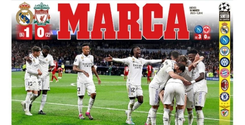 صحف إسبانيا تحتفي بتأهل ريال مدريد على حساب ليفربول: رؤساء دوري الأبطال