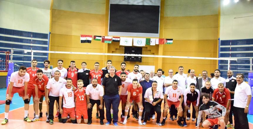 الليلة .. الكأس يداعب مصر والبحرين فى ختام البطولة العربية للطائرة