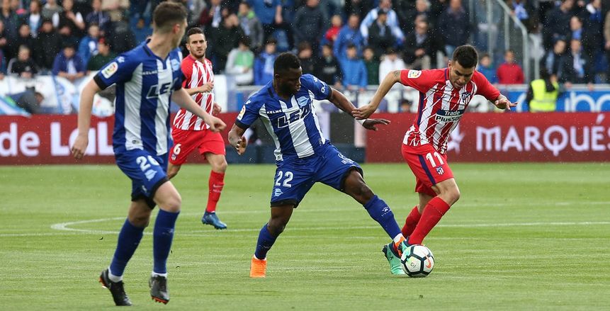 أتليتكو مدريد يستعد لمواجهة ارسنال بالفوز  على ألافيس