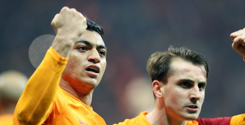 مصطفى محمد يصنع هدفي فوز جالاتا سراي أمام بشكتاش بالدوري التركي «فيديو»