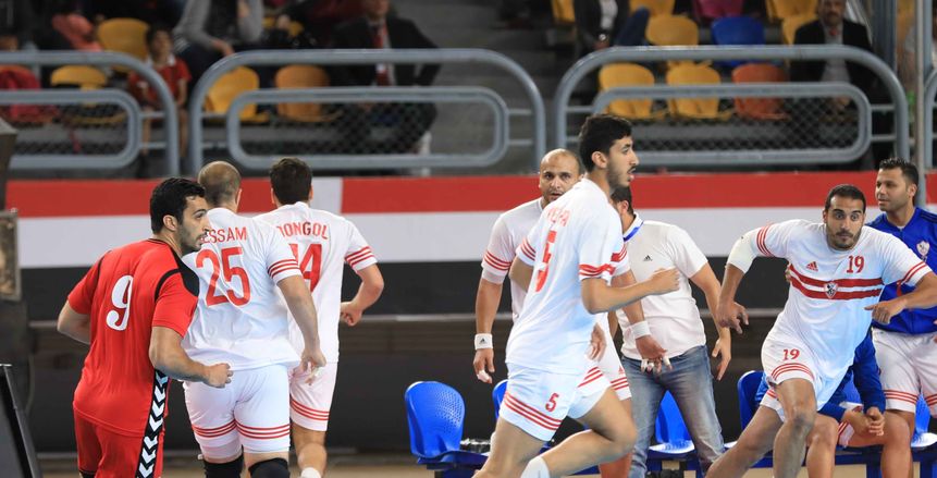 كرة يد.. الزمالك بطلًا لدوري اليد بعد الفوز على الأهلي 21/18