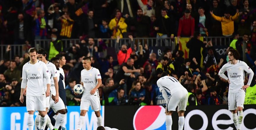 بالصور| على ملعب الفيلودروم..جماهير مارسيليا تسخر من هزيمة باريس أمام برشلونة
