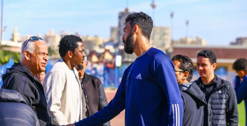 عودة جونيور أجايي وظهور محمد مغربي في تدريبات سموحة استعدادا لإنبي