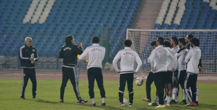 بالصور| المران الأخير للمنتخب قبل ودية تونس