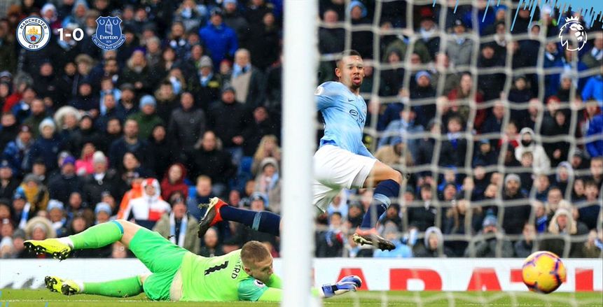 بالفيديو| مانشستر سيتي يعود لصدارة الدوري الإنجليزي بثلاثية في إيفرتون