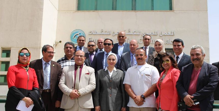 وفد من لجنه الشباب والرياضة في استضافة المعمل المصري الدولي للمنشطات