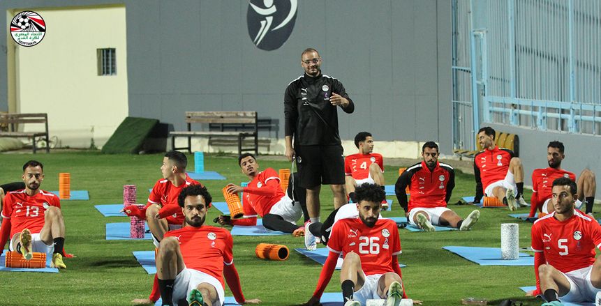  كواليس مران منتخب مصر باستاد بتروسبورت استعدادا لودية بلجيكا