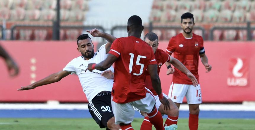 طلائع الجيش يتقدم على الأهلي بهدف نظيف في الشوط الأول