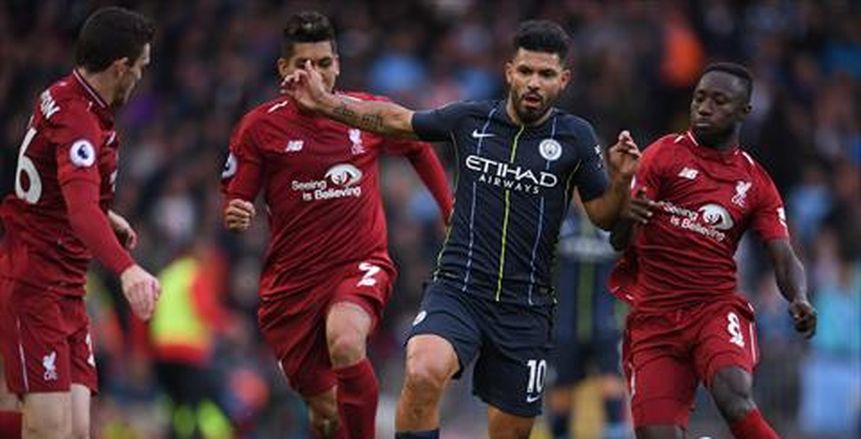 بالفيديو| مانشستر سيتي يُحرز هدفه الأول في شباك ليفربول بقدم «أجويرو»