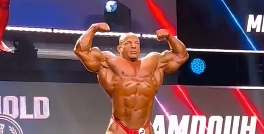 بيج رامي يتألق في بطولة أرنولد كلاسيك ويلتقط «سيلفي» مع شوارزنيجر