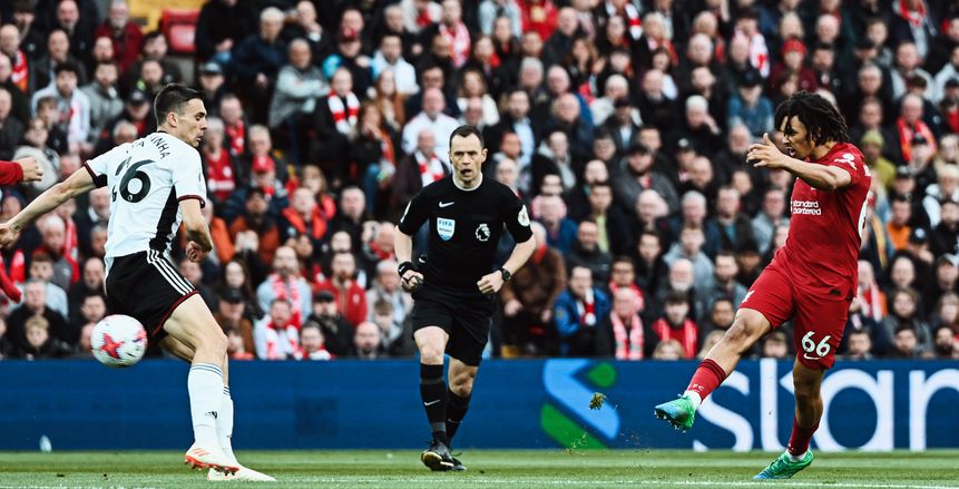 محمد صلاح يضع ليفربول في المقدمة أمام فولهام بالشوط الأول