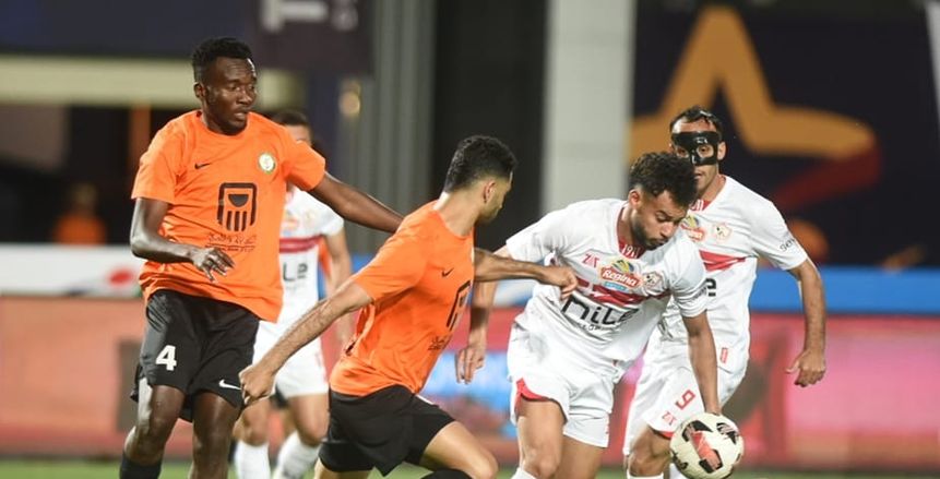 غياب دونجا عن مباراة الزمالك ودجلة للإيقاف