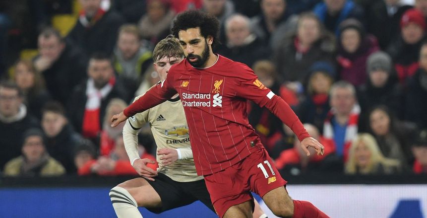 محمد صلاح يسجل الهدف الثاني في مرمى مانشستر يونايتد