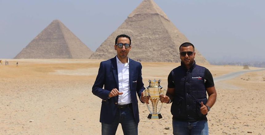 بالصور| جولة لكأس السوبر الإماراتي في أهرامات الجيزة