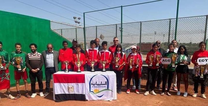 منتخب مصر للناشئين يحصد 4 ميداليات في البطولة الأفريقية للتنس