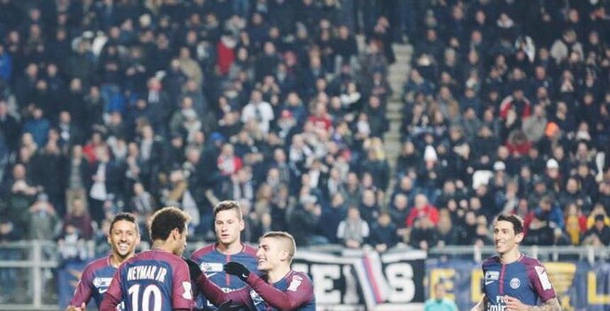 بالفيديو| باريس سان جيرمان يتأهل لنصف نهائي كأس فرنسا بثنائية في أميان