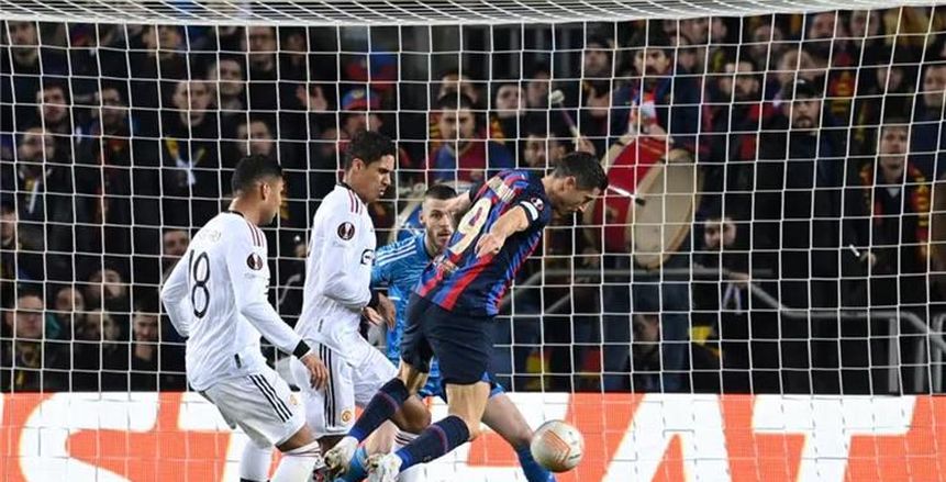 6 غيابات عن مباراة مانشستر يونايتد وبرشلونة في حضور ليفاندوفسكي وراشفو