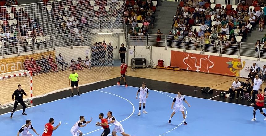 منتخب اليد يتأهل لنهائي دورة ألعاب البحر المتوسط بعد الفوز على مقدونيا
