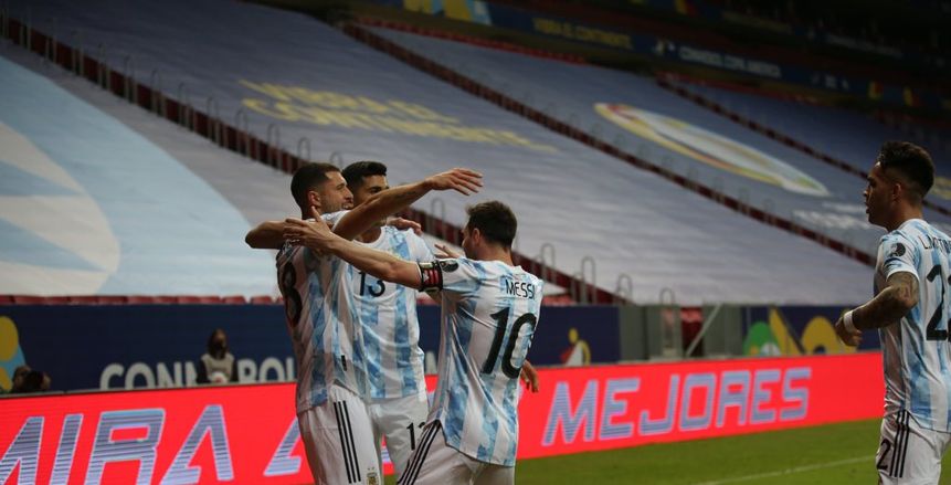 شاهد هدف منتخب الارجنتين ضد باراجواي ببطولة كوبا أمريكا