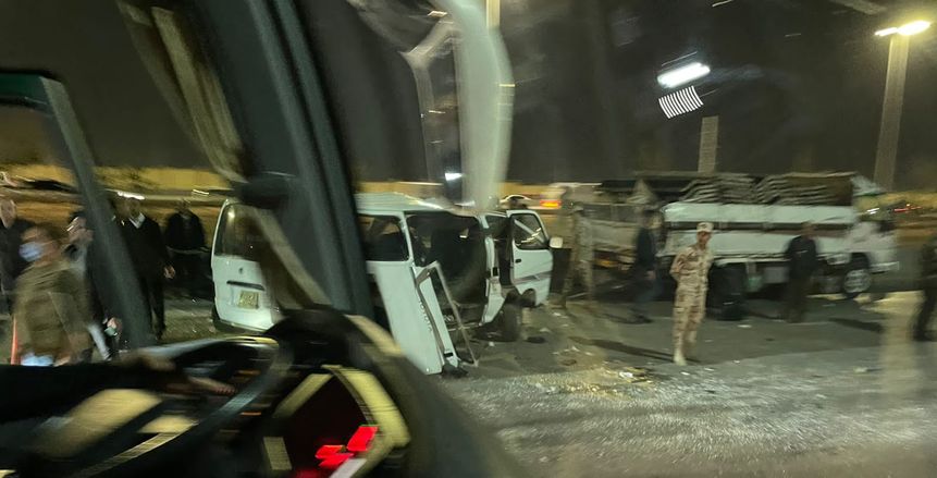 حادث مروري على الدائري يؤخر وصول حافلة بيراميدز لملعب مباراة الأهلي