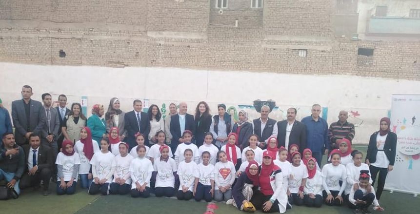 زيارة أمريكية لبرنامج "الرياضة من أجل التنمية" في أسيوط