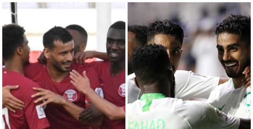 بالفيديو| قطر يتقدم بـ «ثاني» الأهداف أمام السعودية