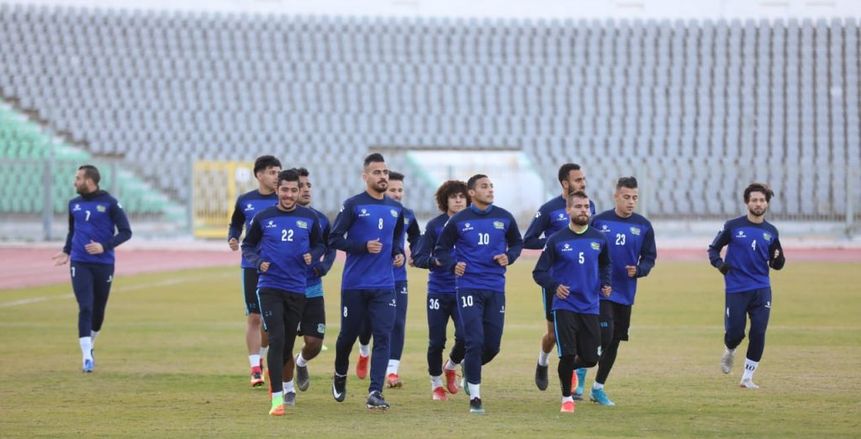 المصري يواصل تدريباته استعدادا لمواجهة سموحة في الدوري
