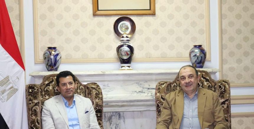 كواليس حضور وزيرا الشباب والرياضة وقطاع الأعمال العام افتتاح أعمال تطوير ستاد غزل المحلة