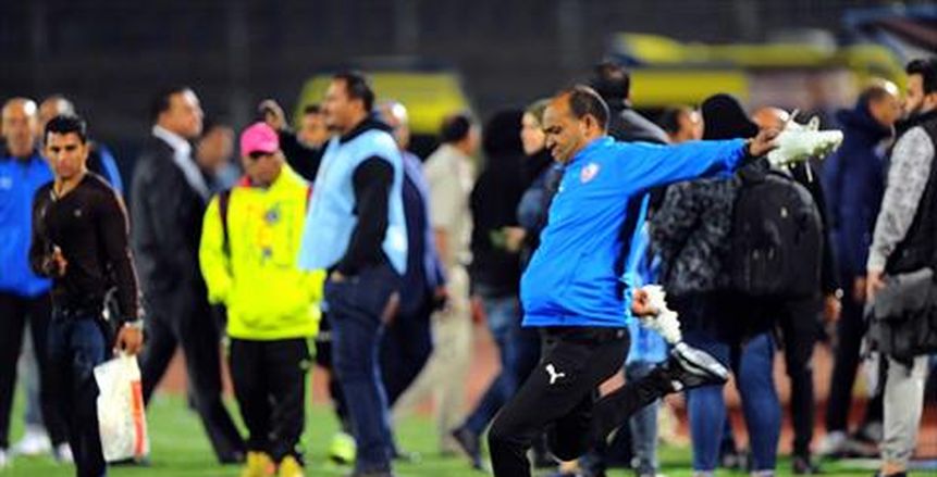 قصة مصورة لسرقة حذاء محمد إبراهيم بعد مباراة الزمالك وبيراميدز