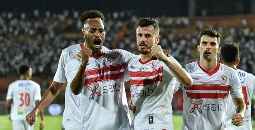 الزمالك يسجل الهدف الثاني في شباك مصر المقاصة عن طريق زيزو