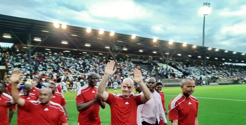 قبل لقاء الزمالك.. رئيسا فيفا وكاف يحتفلان مع مازيمبي بمررو 80 عاما على تأسيسه