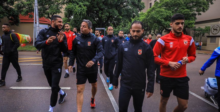 لاعبو الأهلي يخضعون لبرنامج خاص في بريتوريا استعدادا لصن داونز
