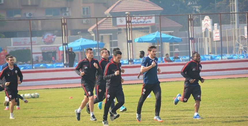 الزمالك يختتم تدريباته على ملعب النادي لمواجهة المصرى