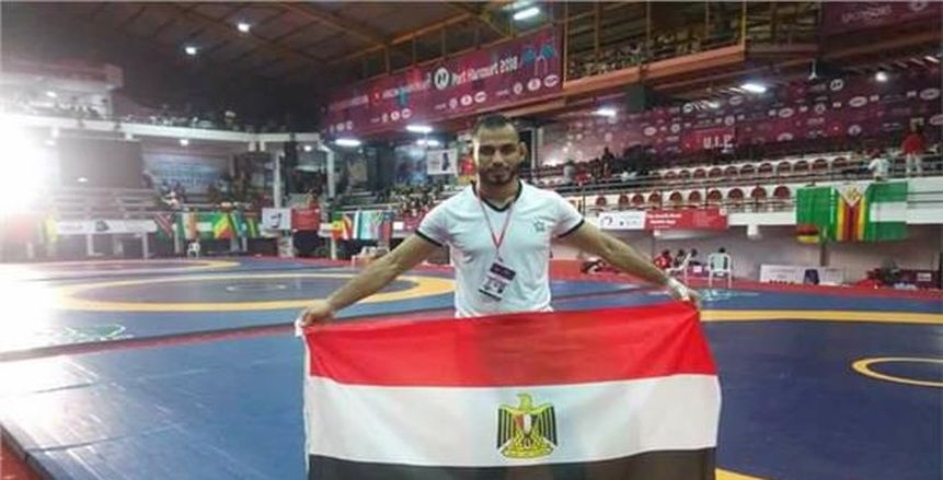 حسام مرغني يحقق ذهبية 96 كجم في المصارعة الحرة