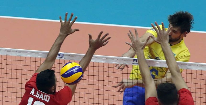«منتخب الطائرة» يخسر الشوط الثاني بصعوبة أمام «البرازيل» ببطولة العالم
