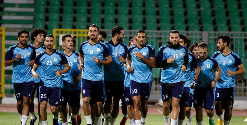 بدون راحة.. «المصري» يواصل تدريباته استعدادًا لمواجهة «المقاصة»
