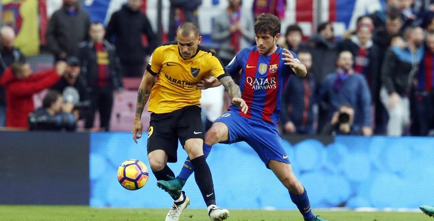 برشلونة يفشل في اعتلاء قمة الليجا مؤقتاً بتعادل سلبي أمام مالاجا