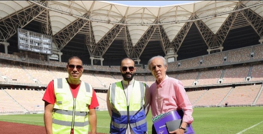 قبل مشاركة الأهلي.. خالد بيبو يزور ملاعب كأس العالم للأندية بالسعودية