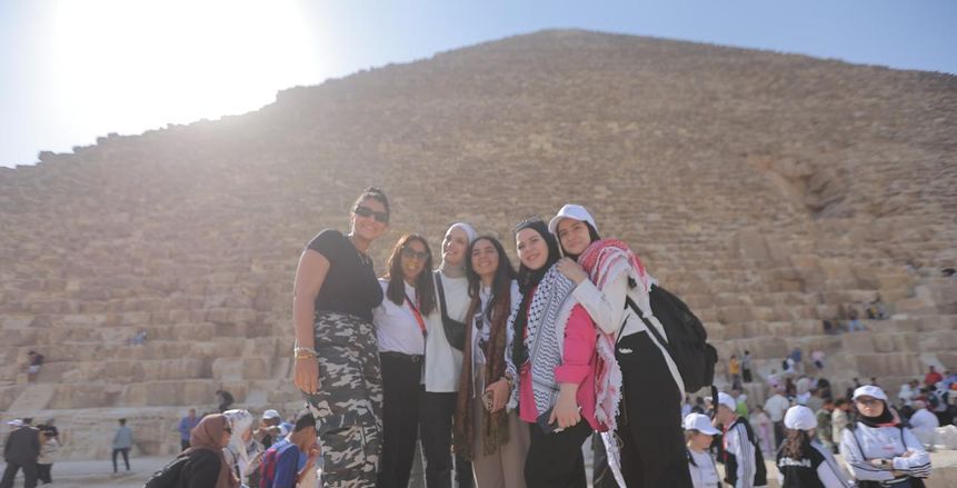 جولة سياحية للوفود المشاركة بالمسابقة الإقليمية الأولى لمدارس الأبطال الموحدة للأولمبياد الخاص