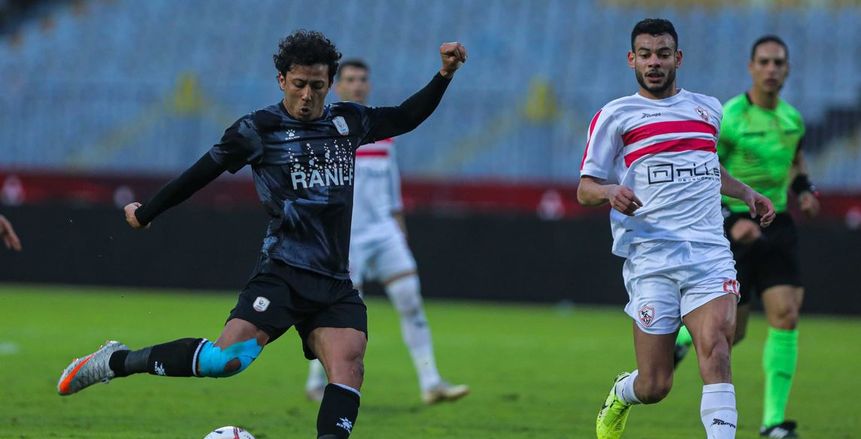 عمرو جمال يفوز بجائزة رجل مباراة الزمالك وفاركو في الدوري