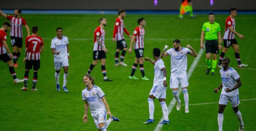 ريال مدريد بطلا للسوبر الإسباني بثنائية في أتلتيك بيلباو «فيديو»