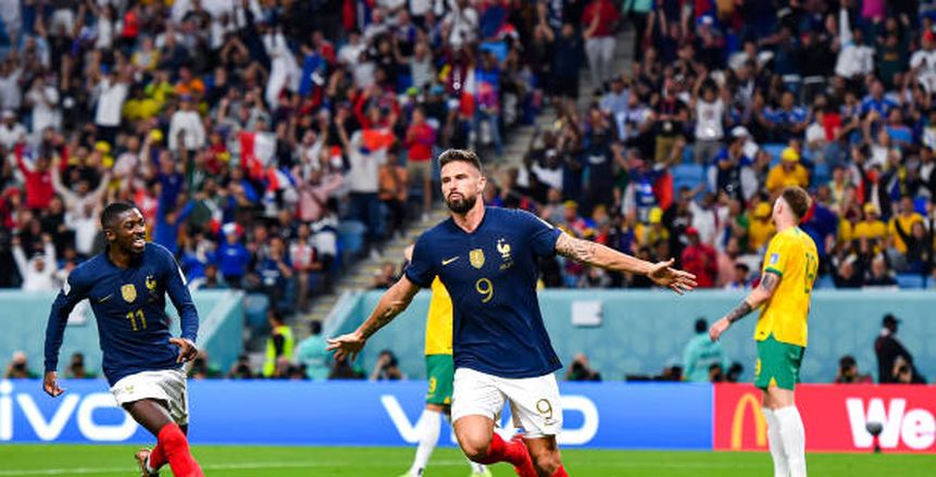 «جيرو» يصبح الهداف التاريخي لـ فرنسا بعد هدفيه في أستراليا بكأس العالم