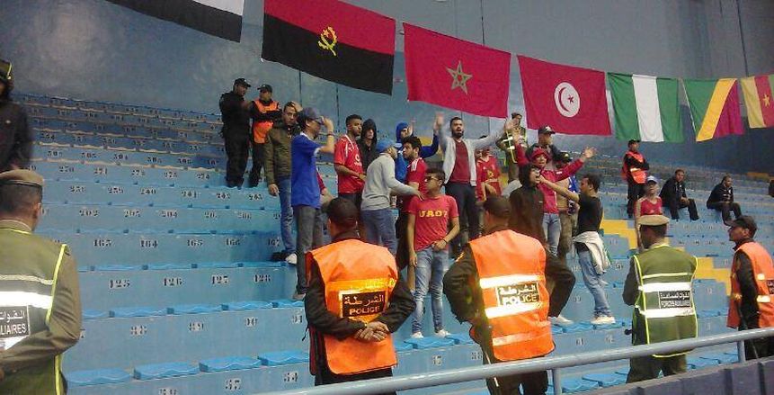 انتهاء أزمة الأمن المغربي وأولتراس أهلاوي قبل بداية اللقاء
